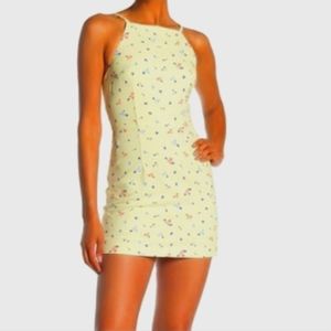 French Connection Yellow Floral Dress